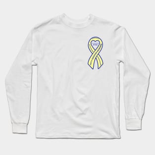 Unclassified FOD Awareness Ribbon Long Sleeve T-Shirt